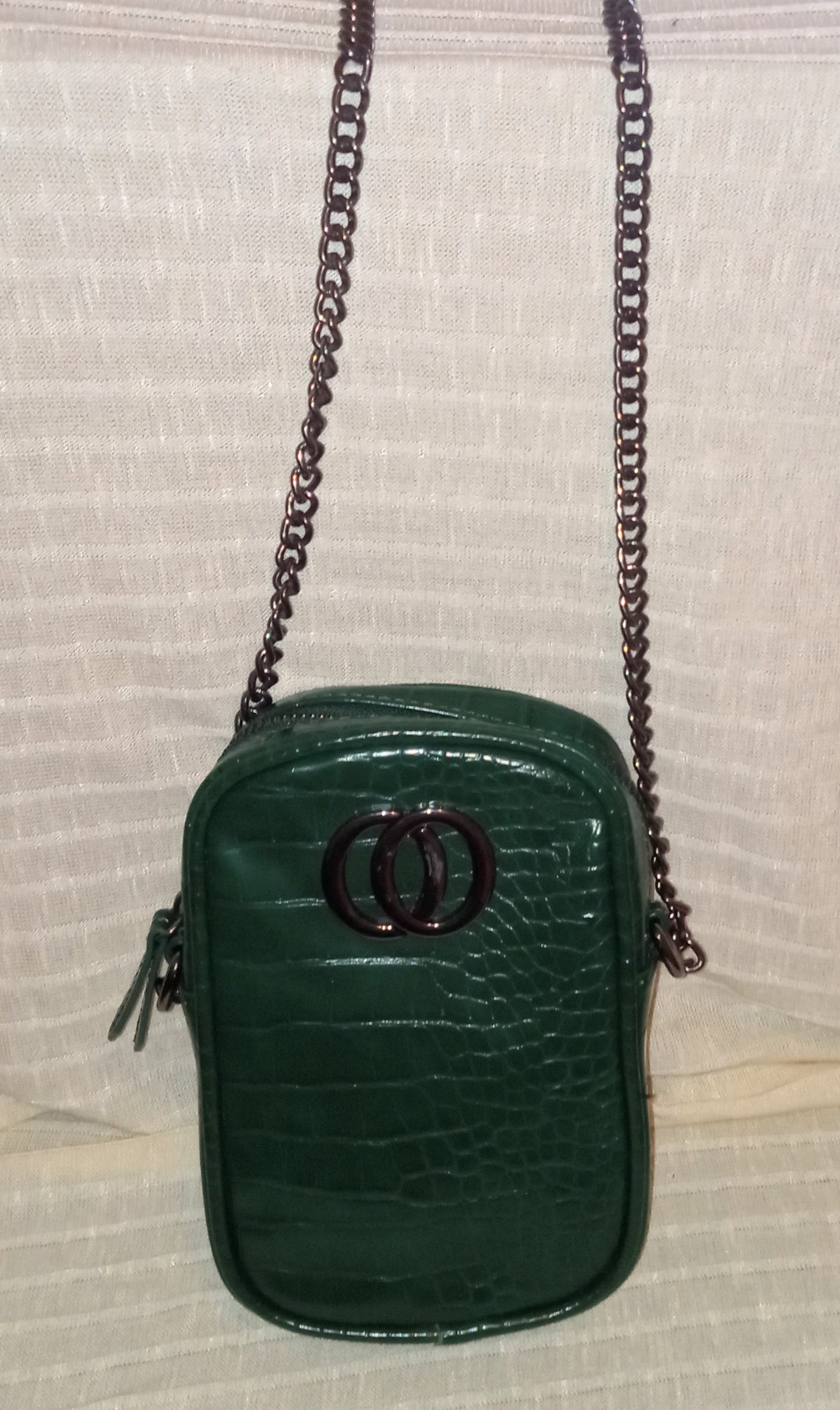 Green Purse with Chain