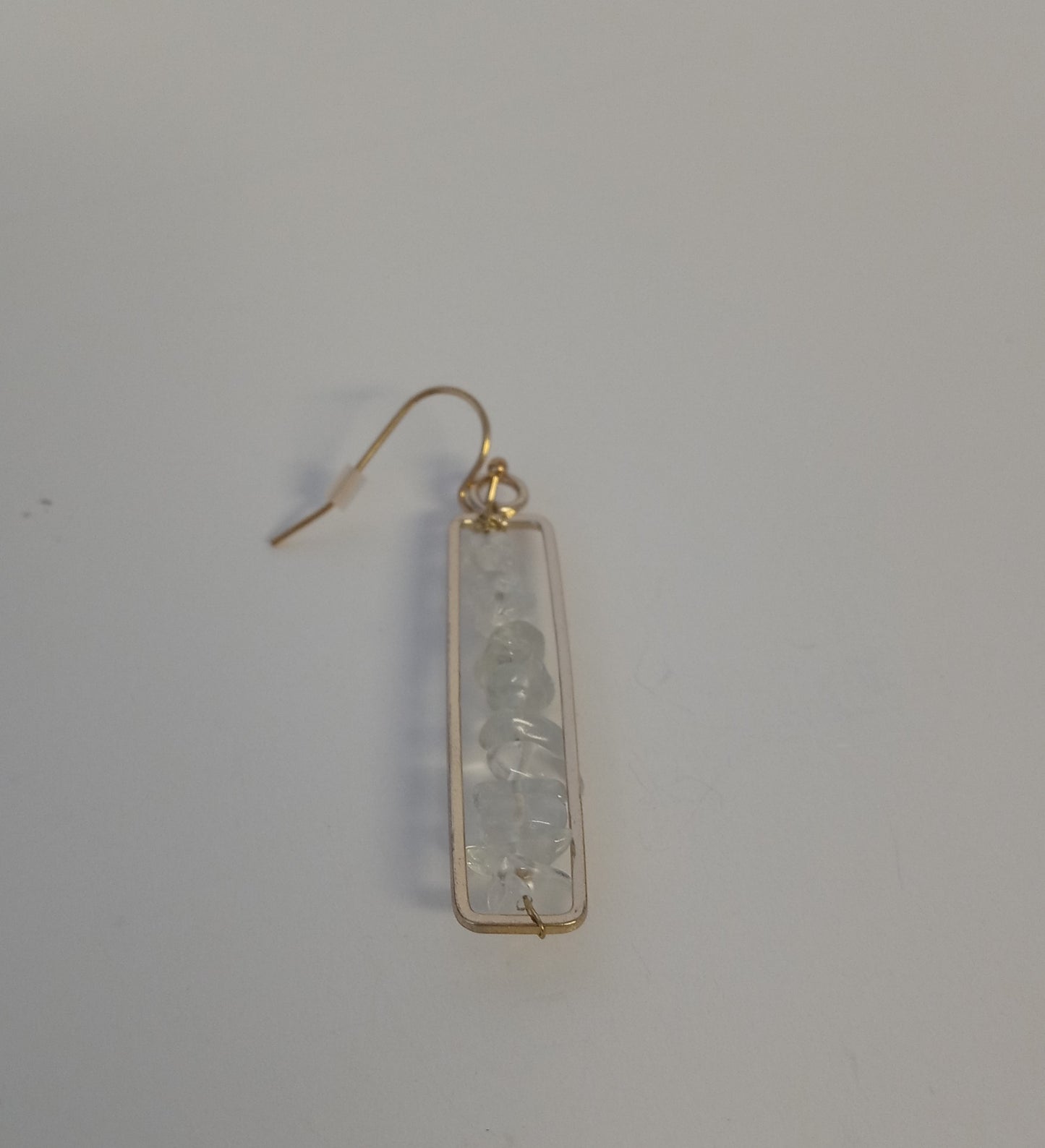 Clear & Gold Earrings