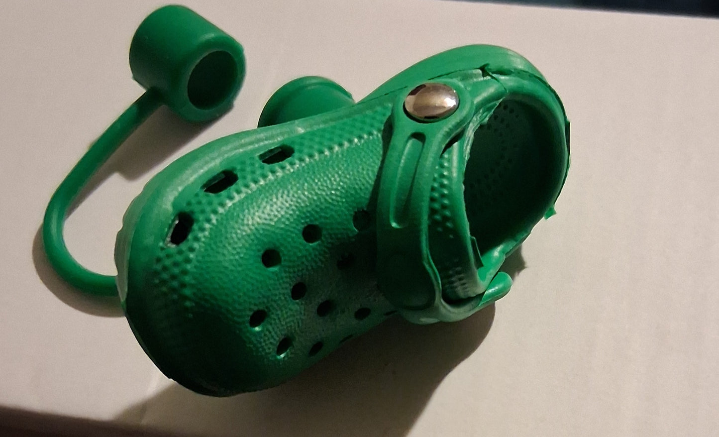 Green Straw Cover Crocs