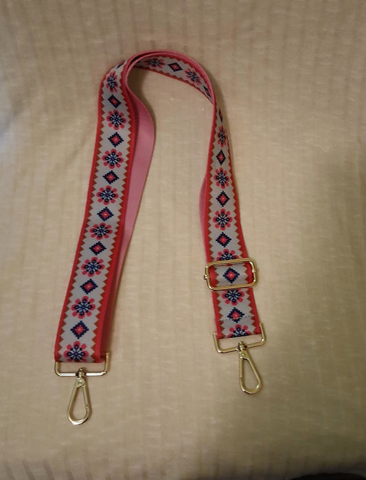 Adjustable Purse Strap pink