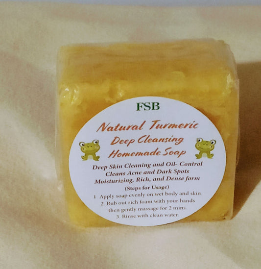 Natural Turmeric Deep Cleansing Homemade soap
