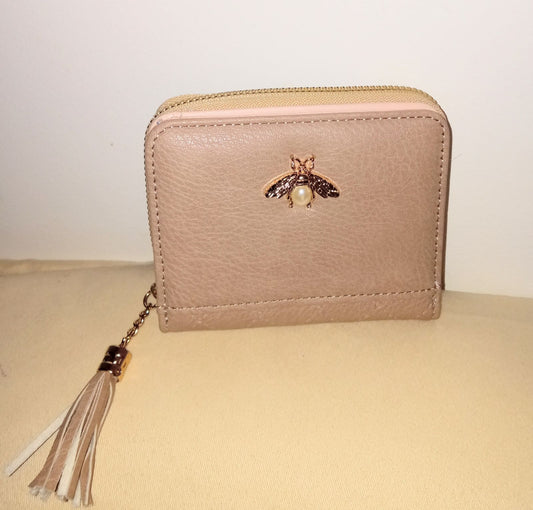 Cream Bee Wallet