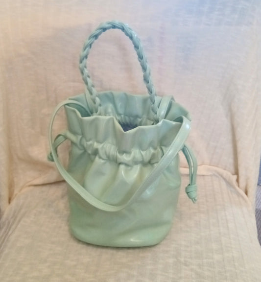 Mint Green Bucket Purse