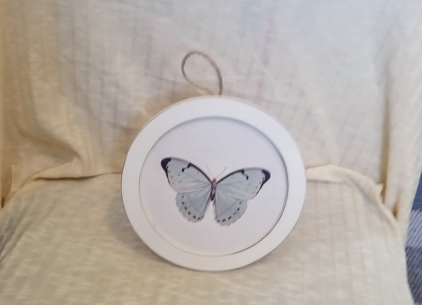 Sky Blue Butterfly Shelf Stand