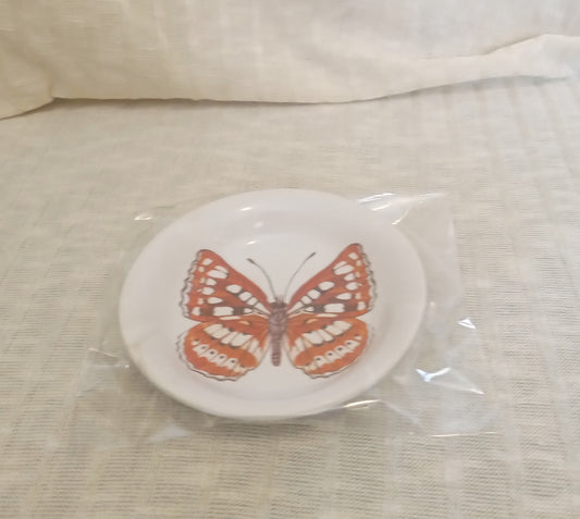Orange Small Round Plate