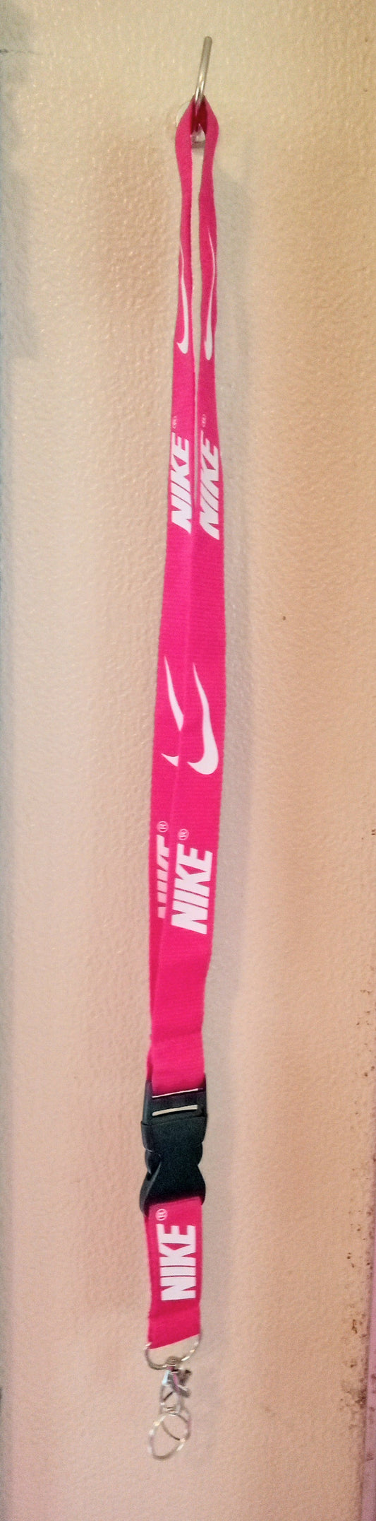 Nike Pink & White NeckStrap Lanyard For Keys