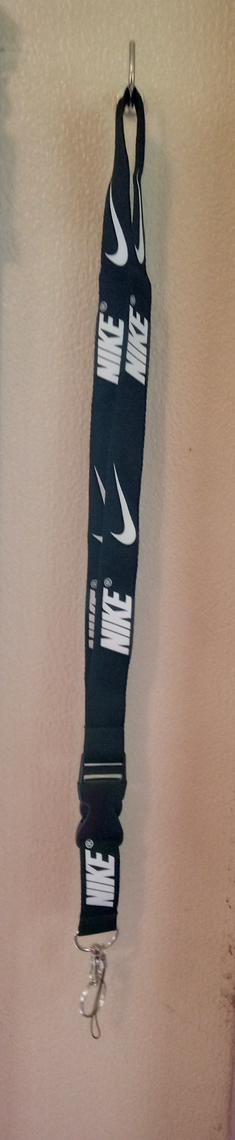 Nike Black & White NeckStrap Lanyard For Keys