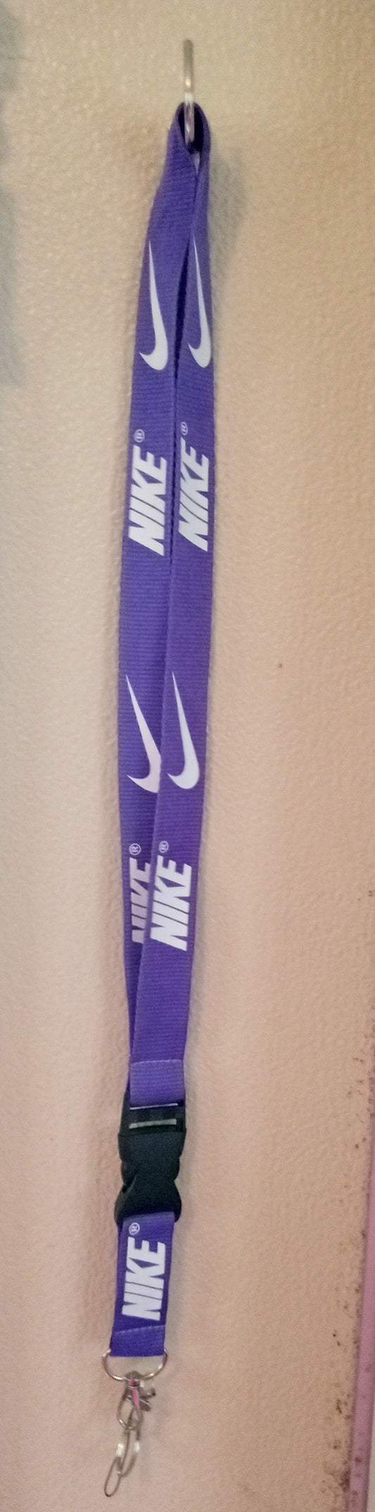 Nike Purple & White NeckStrap Lanyard For Keys