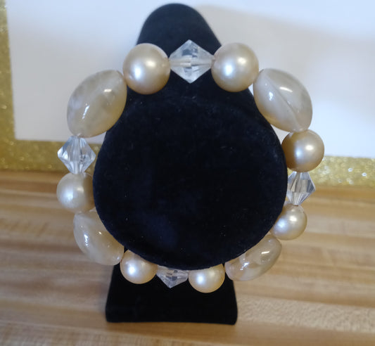 Cream Bracelet