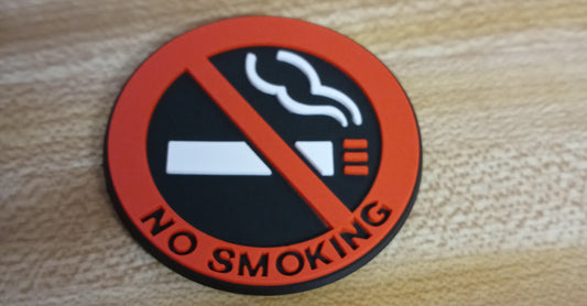No Smoking Car Sticker