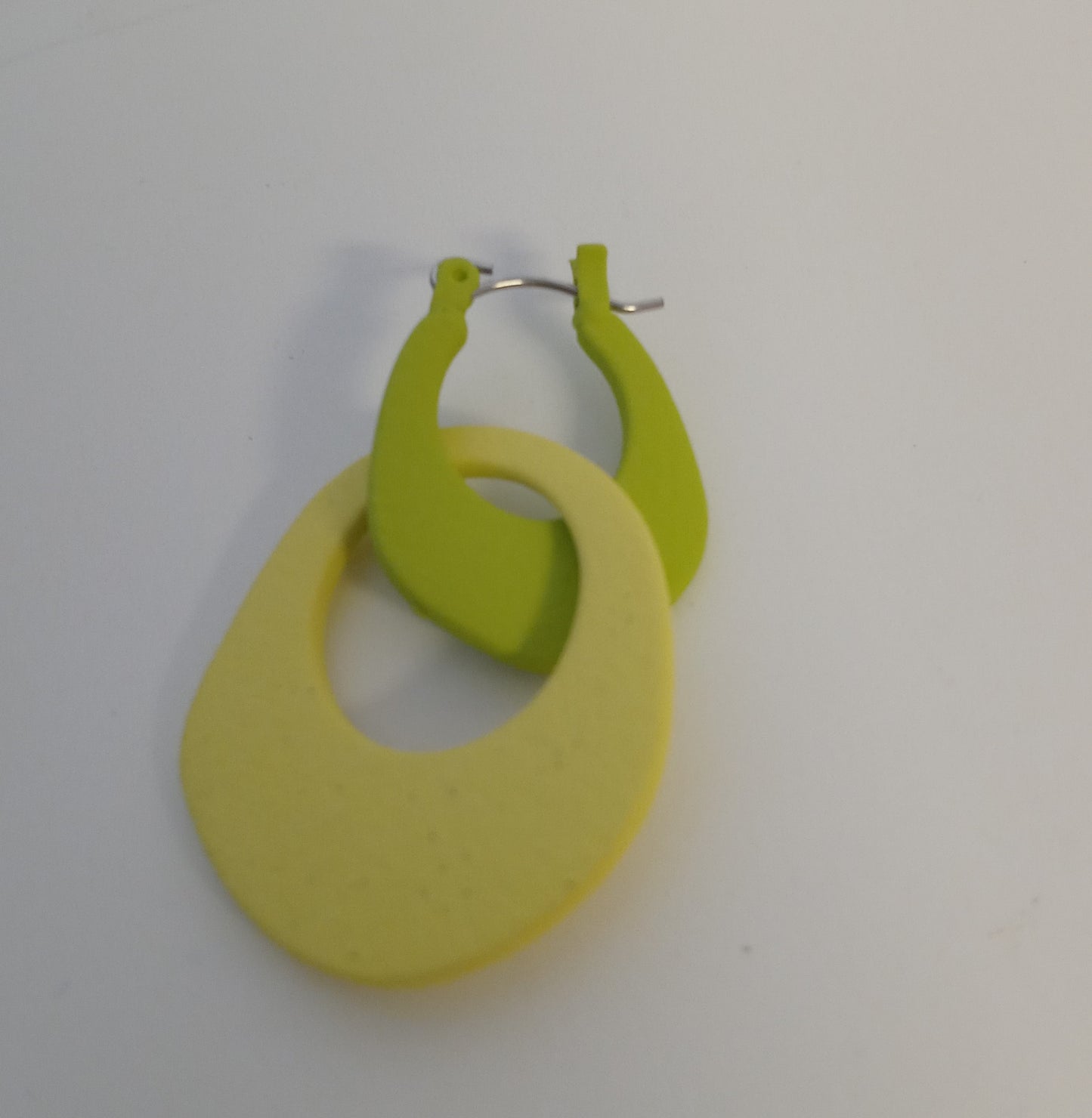 Light Yellow & Green Earrings