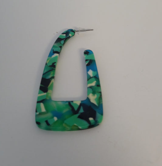 Green Earrings