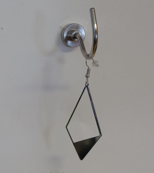 Silver Open Cut Earrings