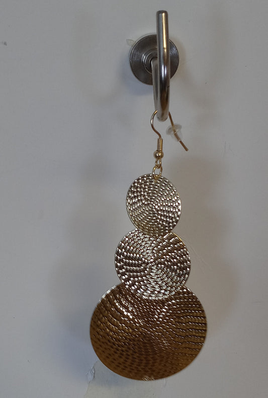 Gold Circle Earrings
