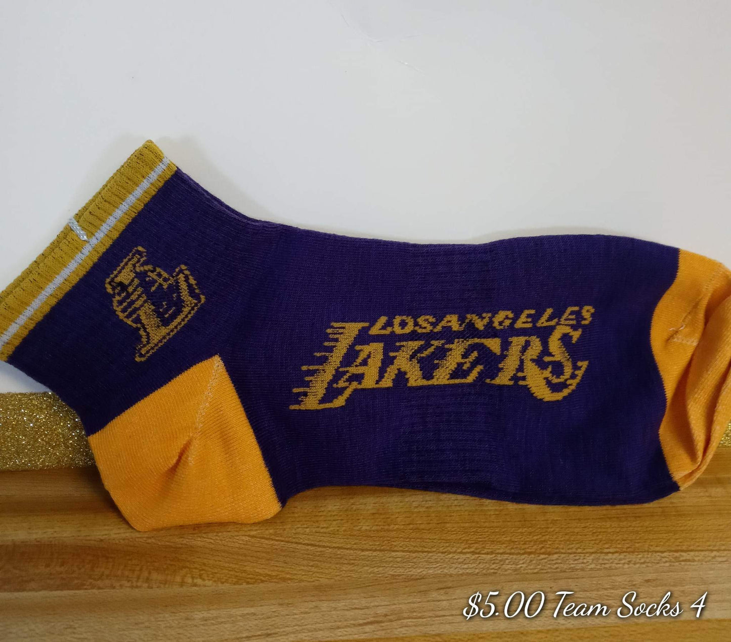 B Ball Team Ankle Socks