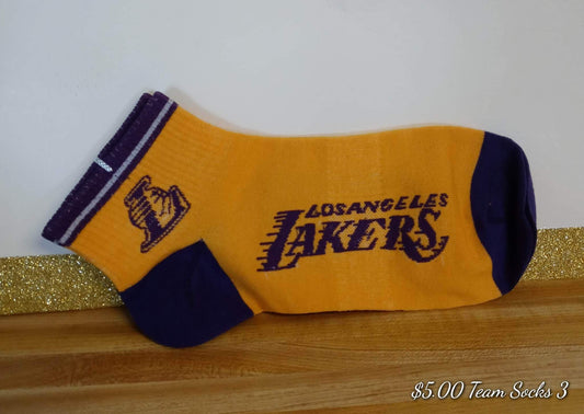 B Ball Team Ankle Socks
