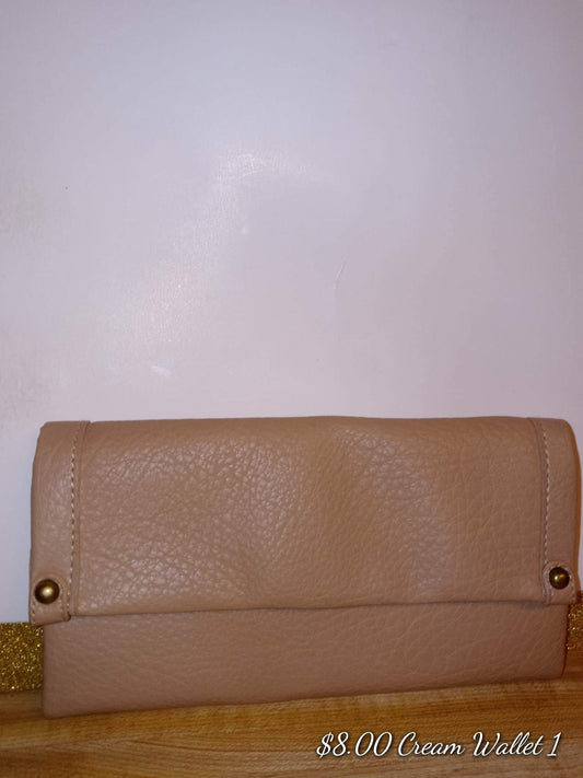 Cream  Wallet